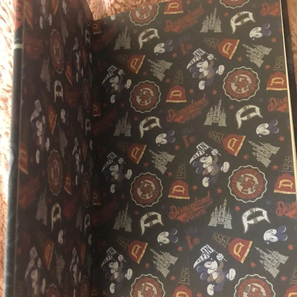 NEW Walt Disney World Mickey Mouse Collegiate Art Hardcover Notebook Journal
